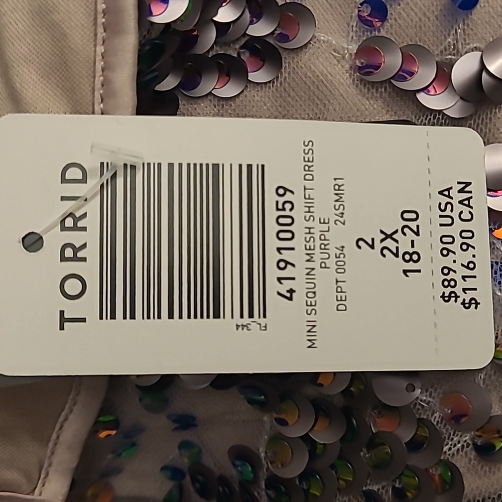 Torrid Sequined Mini Dress - Picture 4 of 4
